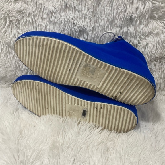 Giuseppe Zanotti Kriss Velvet Sneakers Blue - Picture 9 of 17